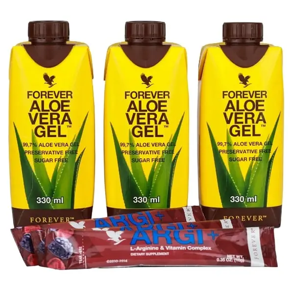 Forever Aloe Vera Gel e Argi+ - Bevanda di Aloe Vera e Arginina Forever Living
